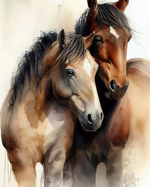 Tableaux et Toiles Chevaux